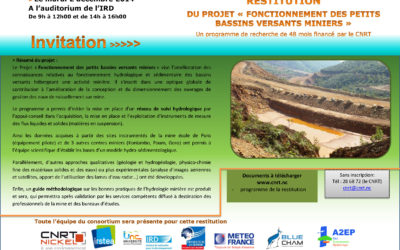 RESTITUTION du projet FPBVM le 2 décembre 2014 à l&rsquo;IRD