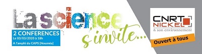2 CONFERENCES le 03/03/2020 à 18h au CAPS (Nouméa)